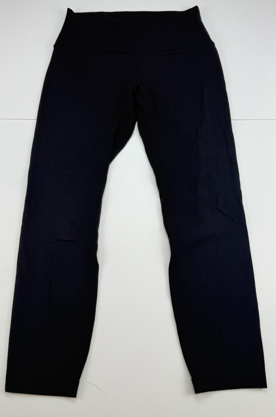 Lululemon Align Pant 28" Womens 8 Black Leggings W5BURS FLAWED Loose Seams
